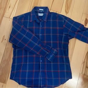 Vintage Windreaker brand Plaid Button Down L